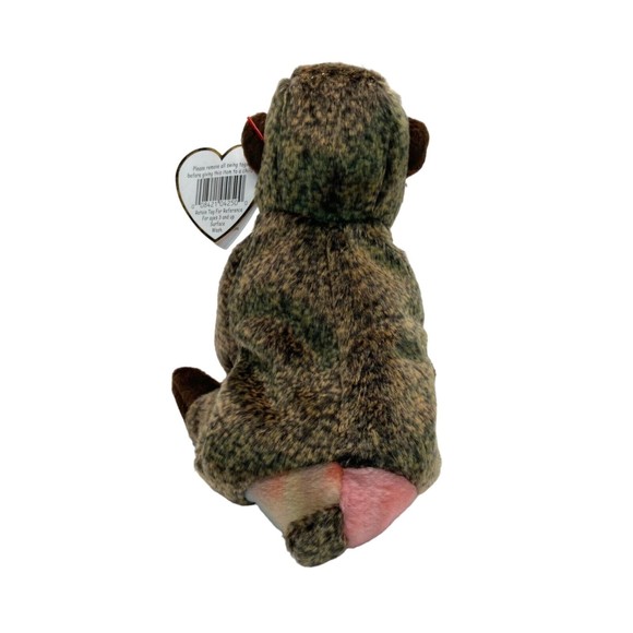 BEANIE BABIES Cheeks the Baboon Retired 1999 NWT - Picture 4 of 14
